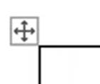 Select table cursor icon in Word